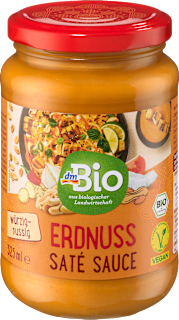 Erdnusssoße Saté, würzig-nussig dmBio