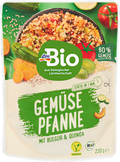 Fertiggericht, Gemüsepfanne mit Bulgur & Quinoa dmBio