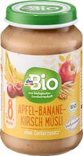 Frucht & Getreide Apfel-Banane-Kirsch Müsli ab dem 8. Monat dmBio