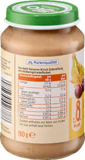 Frucht & Getreide Apfel-Banane-Kirsch Müsli ab dem 8. Monat dmBio