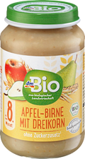 Frucht & Getreide Apfel-Birne mit Dreikorn ab dem 8. Monat dmBio