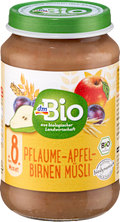 Frucht & Getreide Pflaume-Apfel-Birnen Müsli ab dem 8. Monat dmBio