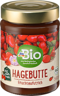 Fruchtaufstrich, Hagebutte 55% Frucht dmBio