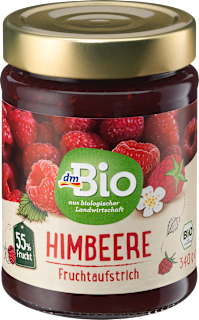 Fruchtaufstrich, Himbeere 55% Frucht dmBio