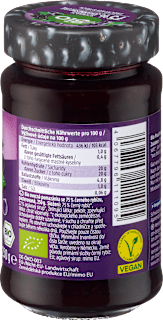 Fruchtaufstrich, Schwarze Johannisbeere 75% Frucht dmBio