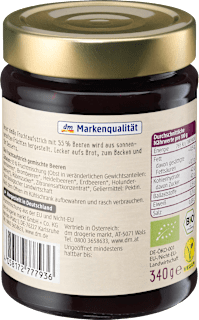 Fruchtaufstrich, Waldfrucht 55% Frucht dmBio