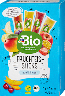 Fruchteis-Sticks dmBio