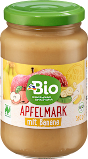 Fruchtmark Apfel mit Banane dmBio