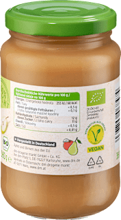 Fruchtmark Apfel mit Birne dmBio