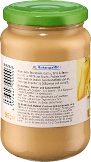 Fruchtmark Quitte, Birne & Banane dmBio