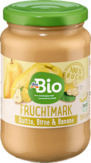 Fruchtmark Quitte, Birne & Banane dmBio