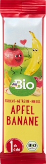 Fruchtriegel Apfel-Banane ab 1 Jahr dmBio