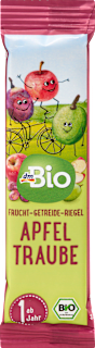 Fruchtriegel Apfel-Traube ab 1 Jahr dmBio