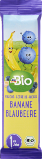 Fruchtriegel Banane-Blaubeere ab 1 Jahr dmBio