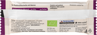 Fruchtriegel, Himbeer Cassis dmBio