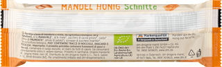 Fruchtriegel, Mandel Honig  dmBio