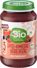 Früchte Apfel-Himbeere-Heidelbeere ab dem 5. Monat dmBio