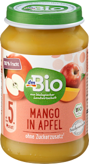 Früchte Mango in Apfel, ab dem 5. Monat dmBio