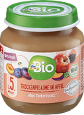 Früchte Trockenpflaume in Apfel ab dem 5. Monat dmBio