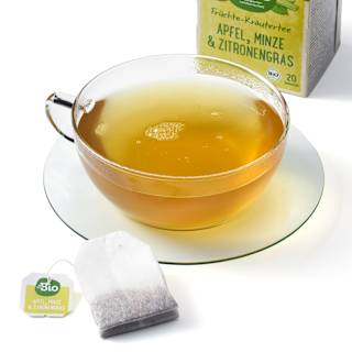 Früchte- & Kräutertee mit Apfel, Minze & Zitronengras (20 Beutel) dmBio