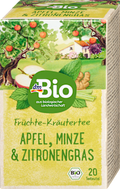 Früchte- & Kräutertee mit Apfel, Minze & Zitronengras (20 Beutel) dmBio