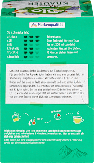 Früchtetee Alpenkräuter (20 Beutel) dmBio