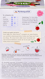 Früchtetee "Deine Auszeit" mit Apfel, Hibiskus & Johannisbeeren (20 Beutel) dmBio