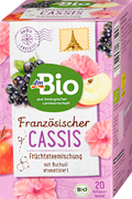 Früchtetee Französischer Cassis (20 Beutel) dmBio