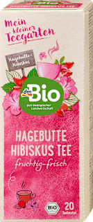 Früchtetee, Hagebutte Hibiskus (20 Beutel) dmBio