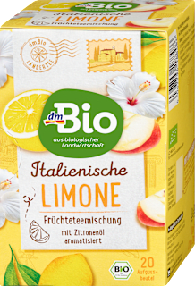 Früchtetee Italienische Limone (20 Beutel)  dmBio