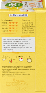 Früchtetee Italienische Limone (20 Beutel)  dmBio