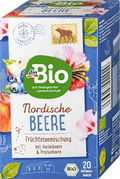 Früchtetee, Nordische Beere mit Heidelbeere & Preiselbeere (20 Beutel) dmBio