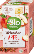 Früchtetee Türkischer Apfel (20 Beutel) dmBio