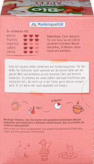 Früchtetee Türkischer Apfel (20 Beutel) dmBio