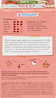 Früchtetee Türkischer Apfel (20 Beutel) dmBio