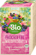 Früchtetee Waldfrucht mit schwarzer Johannisbeere & Heidelbeere (20 Beutel) dmBio