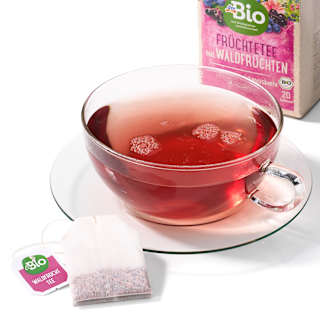 Früchtetee Waldfrucht mit schwarzer Johannisbeere & Heidelbeere (20 Beutel) dmBio