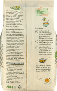 Gemüse Bratlinge  dmBio