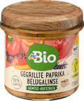 Gemüseaufstrich, Gegrillte Paprika Belugalinse dmBio
