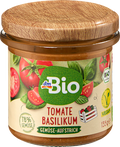 Gemüseaufstrich, Tomate Basilikum dmBio