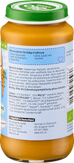 Gemüsesuppe Kinder Süßkartoffel & Gemüse mit Kokosmilch ab 12 Monaten dmBio
