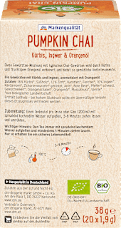 Gewürztee Pumpkin Chai (20 Beutel) dmBio