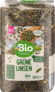 Grüne Linsen  dmBio
