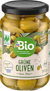Grüne Oliven ohne Stein dmBio