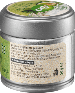 Grüner Tee Matcha, gemahlen dmBio