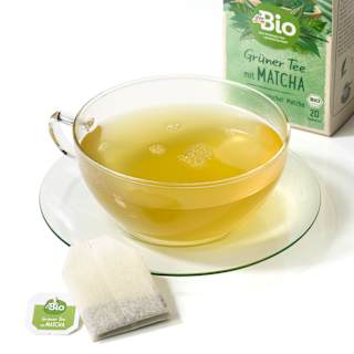 Grüner Tee mit Matcha (20 Beutel) dmBio