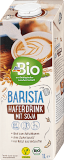 Haferdrink, Barista mit Soja dmBio