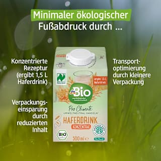 Haferdrink-Konzentrat Pro Climate,  0,5l ergibt 1,5l dmBio