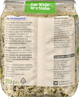 Hanfsamen geschält dmBio