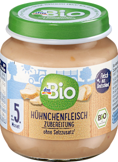 Hühnchenfleisch Zubereitung ab dem 5. Monat dmBio